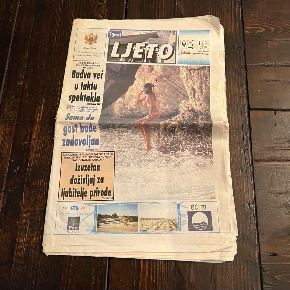 Vijesti Ljeto Montenegro Daily Newspaper September 2008